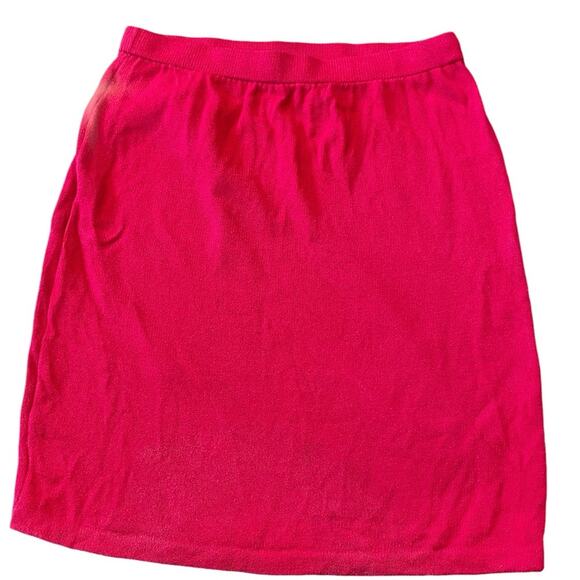 ST John Collection Marie Gray Size 10 Pink Pencil Skirt - Picture 2 of 4